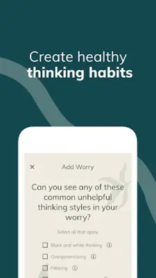 WorryTree Anxiety Relief CBT android App screenshot 10