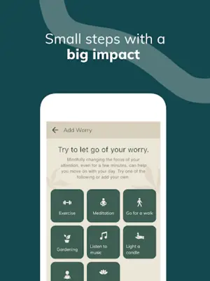 WorryTree Anxiety Relief CBT android App screenshot 3